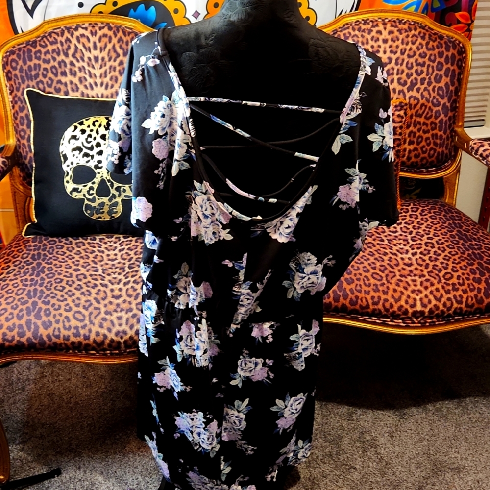 Maurices Lattice Back Dress - Picture 4 of 6